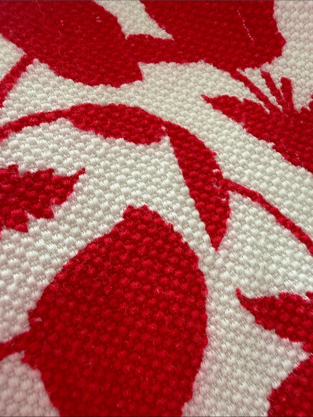 Oscar de la Renta Red and White Floral Dress - Picture 8 of 8